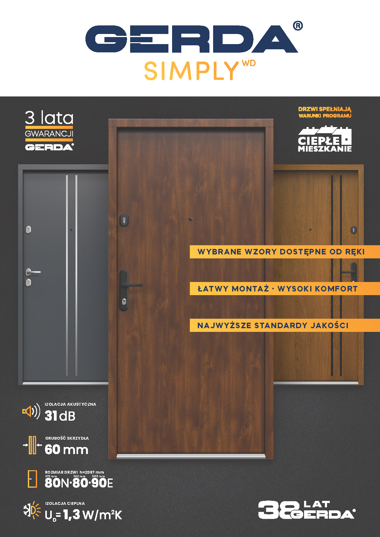 Katalog drzwi Gerda SIMPLY WD
